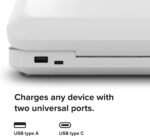 3 UV Phone Sanitizer Box & Dual Charger, Patented 360° UVC, White | Patented, Clinically Tested, Kills 99.9% of Germs, Fits All Phones, Charges 2 Devices, 10-Min Cycle - Image 5