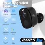 Rraycom 5G/2.4G Security Cameras Wireless Outdoor,4Pack Cameras System | 2K Battery Powered AI Motion Detection Siren Alarm, Color Night Vision, 2-Way Talk, Waterproof, Works w/Alexa, Cloud/SD - Image 3