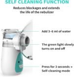 Portable Cat Inhaler with Cat Mask, Low Noise, Strong and Weak Modes for Cats & Small Dogs, Green S Size - Image 5