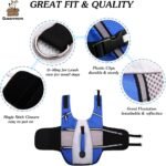Dog Life Jacket Swimming Vest Lightweight High Reflective Pet Lifesaver with Lift Handle, Leash Ring Blue,XS - Image 3