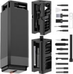 VICHYIE 32 in 1 Multi-Function Cleaning Kit for Electronic Devices (Black) | Phone Cleaning Tool, PC Keyboard Cleaner Kit with Brush, Multipurpose Cleaning Set for Earbuds, Cellphone, Computer, Cameras - Image 2