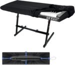 88 Keys Piano Keyboard Dust Cover, Music Dirt Proof Stretchy Electronic Keyboard Cover With Durable Elastic & Cord Lock Must Have Piano Accessories - Image 2