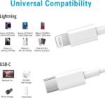 iPhone Charger 3Pack 6FT USB C to Lightning Cable [Apple MFi Certified] - Image 6