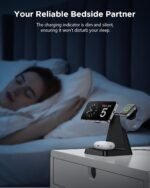 Charging Station for Multiple Devices Apple: Woruda 3 in 1 Magnetic Wireless Charger Stand for Mag Safe iPhone - Nightstand Charging Dock for iPhone 16 15 14 13 12 Pro Max Plus Apple Watch Airpods - Image 8
