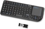 Mini Keyboard with touchpad, mini Bluetooth Keyboard, 2.4G Ultra-Thin Handheld Wireless Portable Keyboard, Suitable for PCs/Tablets/TVs/Smartphones, Ideal for Travel - Image 2