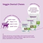 Vetradent® Veggie Dental Chews for Small Dogs | Biotrate™ Technology; No Wheat or Soy Ingredients; No Artificial Flavors or Colors; Packaging May Vary - Image 4