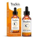 TruSkin Brightening Vitamin C Serum for Face with Hyaluronic Acid, 1 fl oz | Anti aging face serum with Vitamin E to improve the look of dark spots, fine lines, skin tone & support radiant-looking skin - Image 9