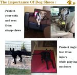 XSY&G Dog Boots,Waterproof Dog Shoes,Dog Booties with Reflective Rugged Anti-Slip Sole and Skid-Proof,Outdoor Dog Shoes for Medium to Large Dogs 4Pcs-Size6 - Image 5