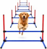 Dog Agility Training Equipment Set, Adjustable Jump Bars, 6 Piece | Includes adjustable jumps and carrying bag for agility training, exercise, coordination, and interactive play with dogs. - Image 2