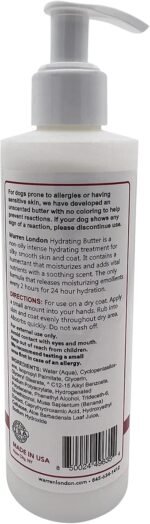 Warren London Hydrating Butter Leave in Pet Conditioner for Dogs | Lotion for Skin and Coat | Aloe Puppy & Dog Conditioner for Hair Detangler, Dry Skin, & Dandruff | Unscented 8oz - Image 10