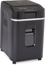 Amazon Basics 200-Sheet Auto Feed Micro Cut Paper Shredder with Pullout Basket, Black - NEW (Previously AmazonCommercial brand) - Image 3