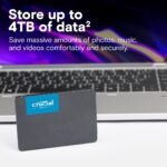 Crucial BX500 1TB 3D NAND SATA 2.5-Inch Internal SSD, up to 540MB/s - CT1000BX500SSD1, Solid State Drive | 1TB 3D NAND SSD with SATA III interface and 540MB/s read speed for booting, storage and upgrades - Image 6