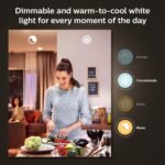 Philips Hue Smart 100W A21 LED Bulb - White and Color Ambiance Color-Changing Light - 1 Pack - 1600LM - E26 - Indoor - Control with Hue App - Works with Alexa, Google Assistant and Apple Homekit - Image 8