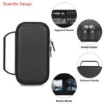 Elonbo Carrying Case for Portable Handheld Inhaler Nebulizer Machine, Black | Asthma Inhaler Case, Handheld Mesh Atomizer Machine Hard Travel Bag, Mist Humidifier/ Moisturizer Sprayer Holder. (Case Only) - Image 5
