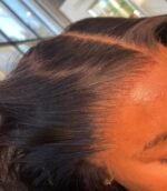 BEEOS 13x4 Skinlike Real HD Lace Frontal Only, 0.10mm Ultra-thin Invisible HD Lace Pre-plucked Vivid Hairline Straight Human Hair Frontal Piece 12 Inch - Image 2