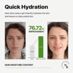 Nature Republic Mild & Moisture Aloe Vera Watery Gel (1 PCS) | Hydrating & Moisturizing, Fast-Absorbing Non-Sticky, Aftersun & Aftershave Soothing Gel for Face & Hair, Korean Skincare, All Skin Types - Image 6