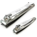 firiKer Nail Clippers with Nail File,Fingernail Clipper,Toe Nail Clippers | Nail Clipper Set (Silver), Large for Toenails,Small for Fingernails, Used Separately, Ideal Gift for Men and Women - Image 2