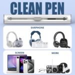 Inesore for AirPod Cleaning Kit, for Phone Earbuds Electronics (White) | Metal Tip, High-Density Soft Brush, Flocked Sponge Tip, 3 in 1 Design, Compact & Lightweight, Easy Operation, Easy to Carry - Image 7
