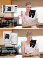 Microwave Heating Pad for Cramps Pain Relief, 19 * 9" Microwavable Heating Pads for Back, Neck Shoulder, Cute Microwave Heating Pad Stuffed Animal, Moist Heat Pack, Lavender - Image 8