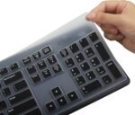 Keyboard Cover for Logitech MK295 MK275 MK270 Wireless Keyboard, Logitech K200 K260 K270 MK200 MK260 K270 K275 K295 Keyboard Cover Skin Protector - Black - Image 5