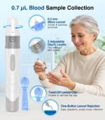 Medilax Blood Glucose Monitor Kit, Blood Sugar Testing Kit with 100 Strips | 100 Test Strips, 100 Lancets, Glucometer and Lancing Device, 500 Memories, No Coding, Large Display Glucose Monitor - Image 6