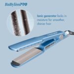 BabylissPRO Nano Titanium Ionic Hair Straightener, Professional Flat Iron for All Hair Types - Image 3