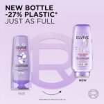 L'Oreal Paris Elvive Hyaluron Plump Hydrating Conditioner for Dehydrated, Dry Hair Infused with Hyaluronic Acid Care Complex, Paraben-Free, 12.6 Fl Oz - Image 5