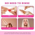 Hair Oil Capsules - Hair Vitamins A, E, & Pro B5 - Serum Enriched with Argan Oil, Macadamia, Avocado Oils & Moroccan Oil for All Hair Types Frizzy, Dry, Curly - For Women & Men (40 Capsules) - Image 6