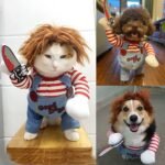 Pet Deadly Doll Dog Costume, Cosplay Halloween Christmas Funny Clothes Party Costume for Small Medium and Large Dogs (Small) - Image 7