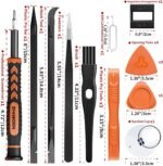 59 in 1 Small Magnetic Precision Screwdriver Set With Case | Multi-bit Screwdriver Set, Professional Electronic Tools Kit for iPhone, MacBook, Computer, Laptop, PC, RC, PS4, Xbox, Watch - Image 10
