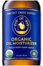 Organic Body & Face Oil for Dry Skin, Hydrating After Shower Moisturizer | Lightweight Nourishing Facial & Body Oil, Natural Cold-Pressed Almond, Olive, Jojoba, Rosehip & Lavender Oils, Vitamin E - Image 2