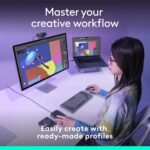 Logitech MX Creative Console 9 Customizable Keys - Graphite | Control Dial, for graphic design, Zoom and Spotify, includes 3-Month Adobe Cloud Membership, Stream Deck Accessories - Image 4