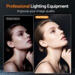 EMART 10" Ring Light with 55" Extendable Tripod Stands and Phone Holder | Dimmable LED Circle Round Light for Selfie Camera Photography, Makeup, YouTube Video, Vlogging, Live Streaming - Image 3