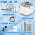Cold Therapy Machine, Silent Brushless Pump Knee Ice Machine | Easy-to-use 2.4G Remote for Cryotherapy System, Ice Therapy Machine for Knee, Shoulder, Hip, Ankle, Leg Relief. - Image 9