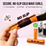 60 Pcs Perm Rods for Long Hair, Cold Wave Perm Rods Set for Women's Long & Short Plastic Curling Rollers for Hair Curling and DIY Hairdressing Styling Tool（0.86 x 3.22 inches） - Image 4