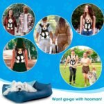 Mosago Dog Backpack Carrier, Front Chest Carrier for Small Dogs 7-11 lbs | Adjustable Shoulder Straps, Legs Out Design, Breathable Mesh, Hands-Free Carrying, Soft Padded Support, Walking/Hiking - Image 8