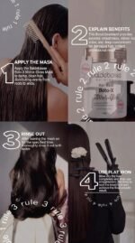 Hair Boto-x Treatment, Deep Conditioning Hair Mask, Deep Conditioner for Dry Damaged Hair, Keratin & Collagen Hair Mask, Hair Repair Treatment, Frizz Control - Image 8