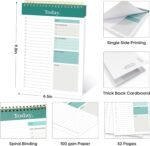 To Do List Notepad, Undated Daily Planner for Work and Goal Setting | Greenery Sway, 52 Sheets, 9.8" x 6.5" , for Office, Home and school, Daily Task Planning, Notes and Everyday Organization - Image 7