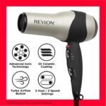 REVLON Turbo Hair Dryer | 1875 Watts of Maximum Shine, Fast Dry (Silver) | Built for Speed, Style & Shine, Fast Drying, Reduces Frizz, 3X Ceramic Coating - Image 5