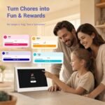 2026 New Upgraded Smart Digital Calendar, Family Planner No Subscription | Wall Planner WiFi Sync Color-Coded Family Schedule, Chore Chart & Meal Plan, HD Interactive Touchscreen Smart Calendar - Image 5