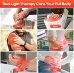 Red Light Therapy for Body and Face, 660nm 850nm 940nm Infrared Redlight | Redlight-Therapy Lamp Device with Large Panel and Stable Stand at Home, Idea Gift for Women Wife Mom Sister Girlfriend (L) - Image 7