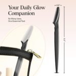 Kitsch Dermaplane Razor for Women Face – Black, 12 pcs | Face Razors for Women & Men, Eyebrow Razor & Face Shaver – Exfoliating Facial Razor & Dermaplaner as Tool for Smoother Skin - Image 6