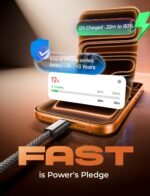 LISEN USB C to USB C Cable, 5-Pack [3.3/3.3/6.6/6.6/10FT] 60W Fast Charging | for iPhone 17/16/15 Series, iPad, Galaxy S26/S25/S24, 5 Pack Gifts for Home, Office, Bed, Car and Travel Charger Cord, Black - Image 6