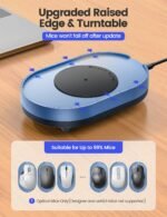 Vaydeer Undetectable Mouse Jiggler M4 Driver-Free Mouse Mover with Switch | No Software Needed, Silent Motor, Physical Movement, Keep Computer Awake, Remote Work and Office Use - Image 6