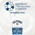 Gold Bond Healing Foot Cream for Dry Feet and Cracked Heels, 4 Oz With Aloe | Gold Bond lotion is a rich foot cream that nourishes & softens for healthier looking feet - Image 6
