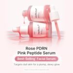 medicube PDRN Pink Peptide Serum with Rose PDRN | Vegan Pink Glow Serum with Peptides & Niacinamide for Hydration & Firm-Looking Skin | Uneven Tone Care | Korean Skincare, 1.01 fl. Oz - Image 3