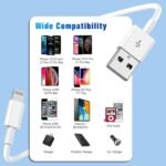 iPhone Charger Lightning Cable,2 Pack Apple MFi Certified for iPhone 14 | USB iPhone Fast Charging Cord,Data Sync iPhone Cord for 14/13/12/11 Pro Max Xs X XR 8 7 6 5 5s iPad iPod More - Image 7