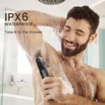 Manscape Upgraded Body & Pubic Hair Trimmer for Men, Waterproof Ball Shaver | All-in-one electric mens grooming kit, no nick no irritation, large-capacity battery, IPX6, LED display, USB-C charging dock - Image 5