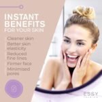 Essy Blackhead Remover Facial Cleanser Machine for Pimple Suction (Purple) | Pore Deep Suction, 5 level adjustable intensity, rechargeable, 4 suction probes, Suits All Skin Types - Image 3