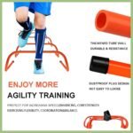 Agility Ladder & Speed Hurdles Soccer Training Equipment Kit Football Training| Footwork Drills | Cones Goalkeeper Practice Equipment for Kids Youth Adult - Image 6